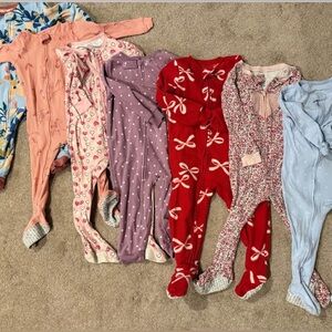 24 month girls One Piece Pajamas